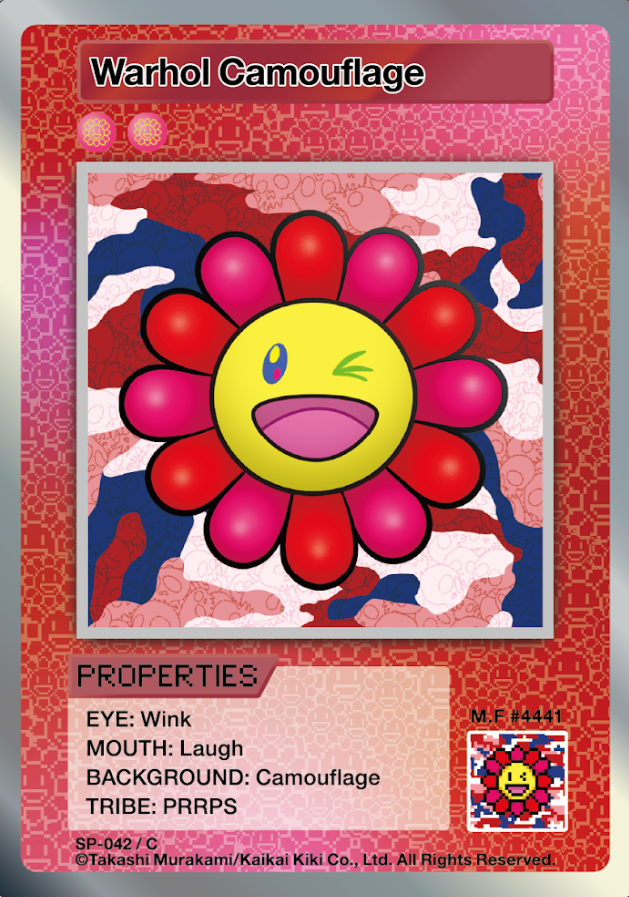 TAKASHI MURAKAMI 108 FLOWERS ENGLISH SP-042 C