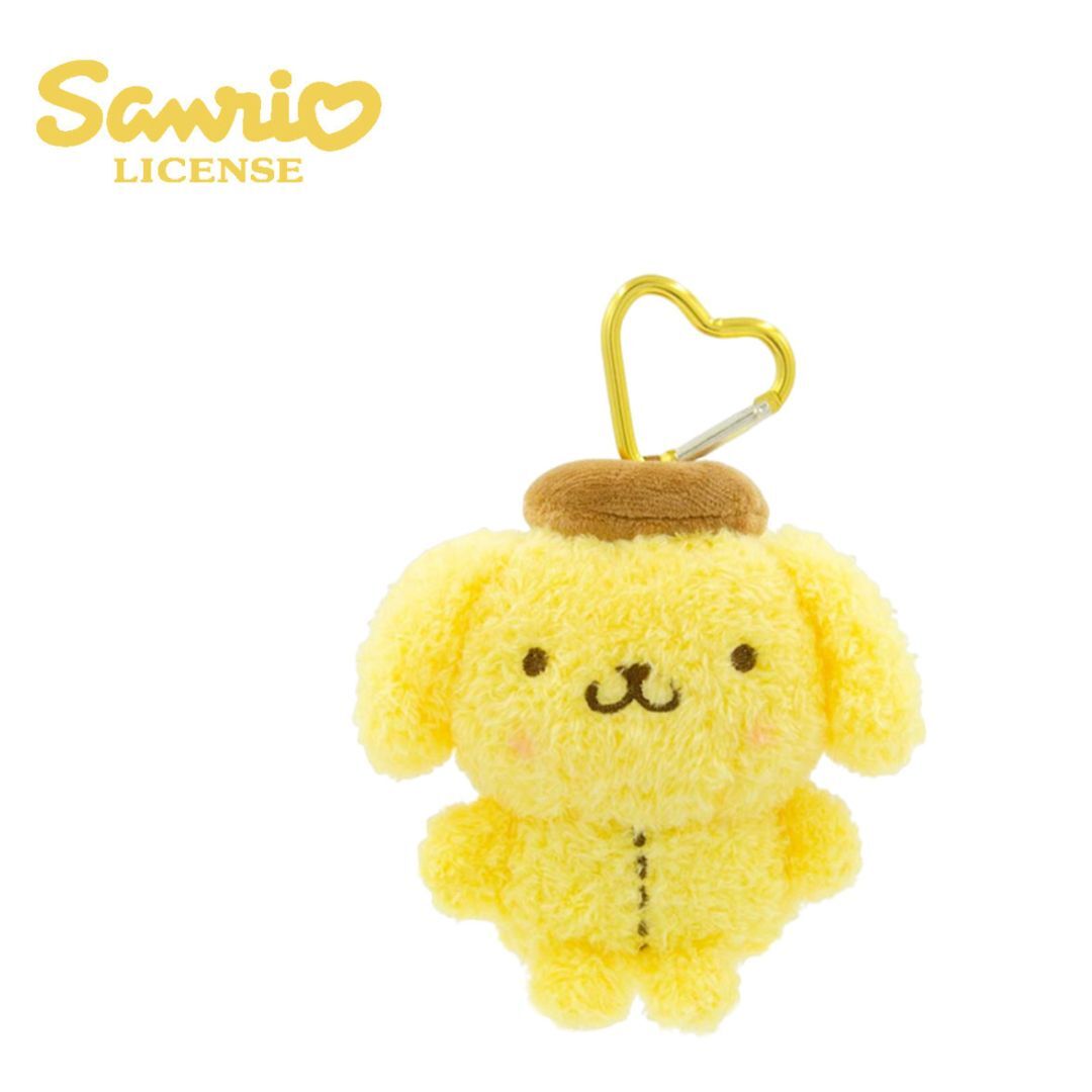 布丁狗 Sanrio 毛絨公仔鎖匙扣飾物(捲捲毛)