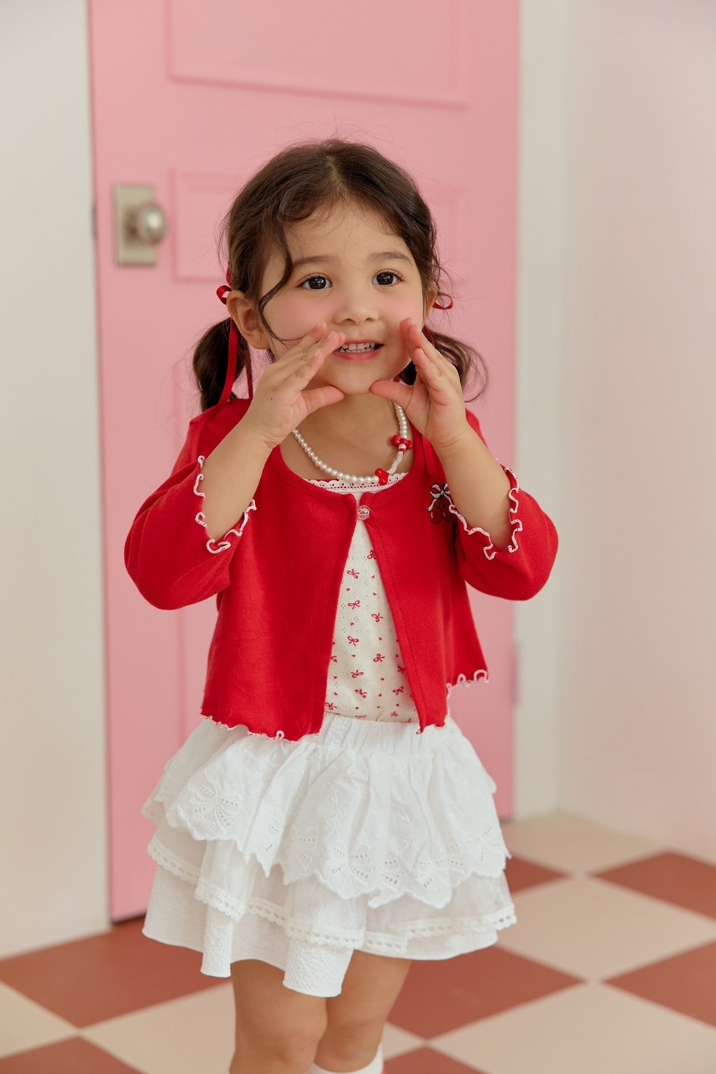 正韓夏SERA 蝴蝶結蛋糕褲裙