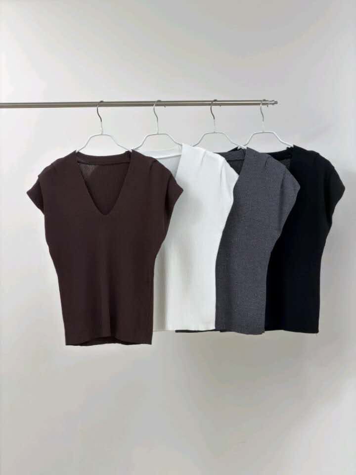 SA6051 涼感線料V領上衣