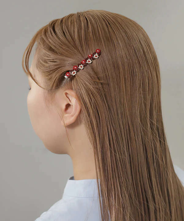 [連線優惠] ANEMONE 串珠花朵髮夾