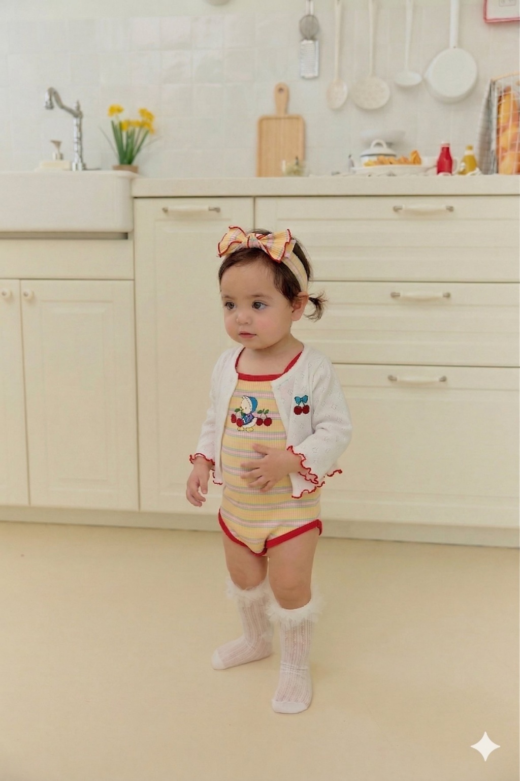 正韓夏SERA  2色櫻桃木耳外套