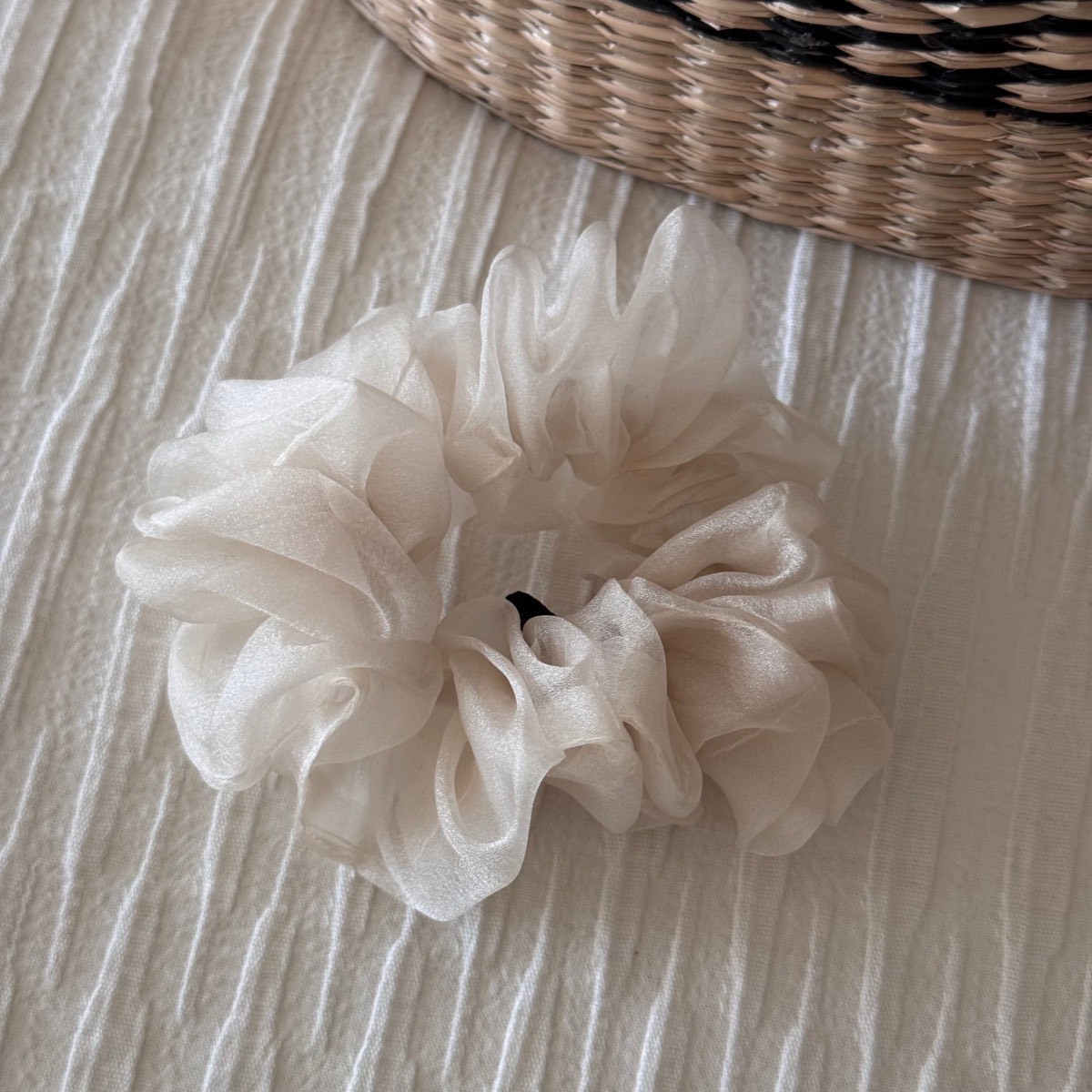 No.9253簡約小紗髮圈