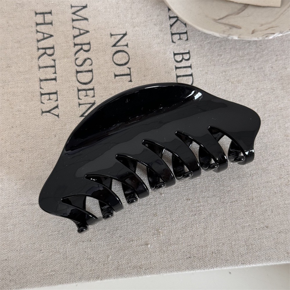 No.9255大款法式撞色斜齒鯊魚夾