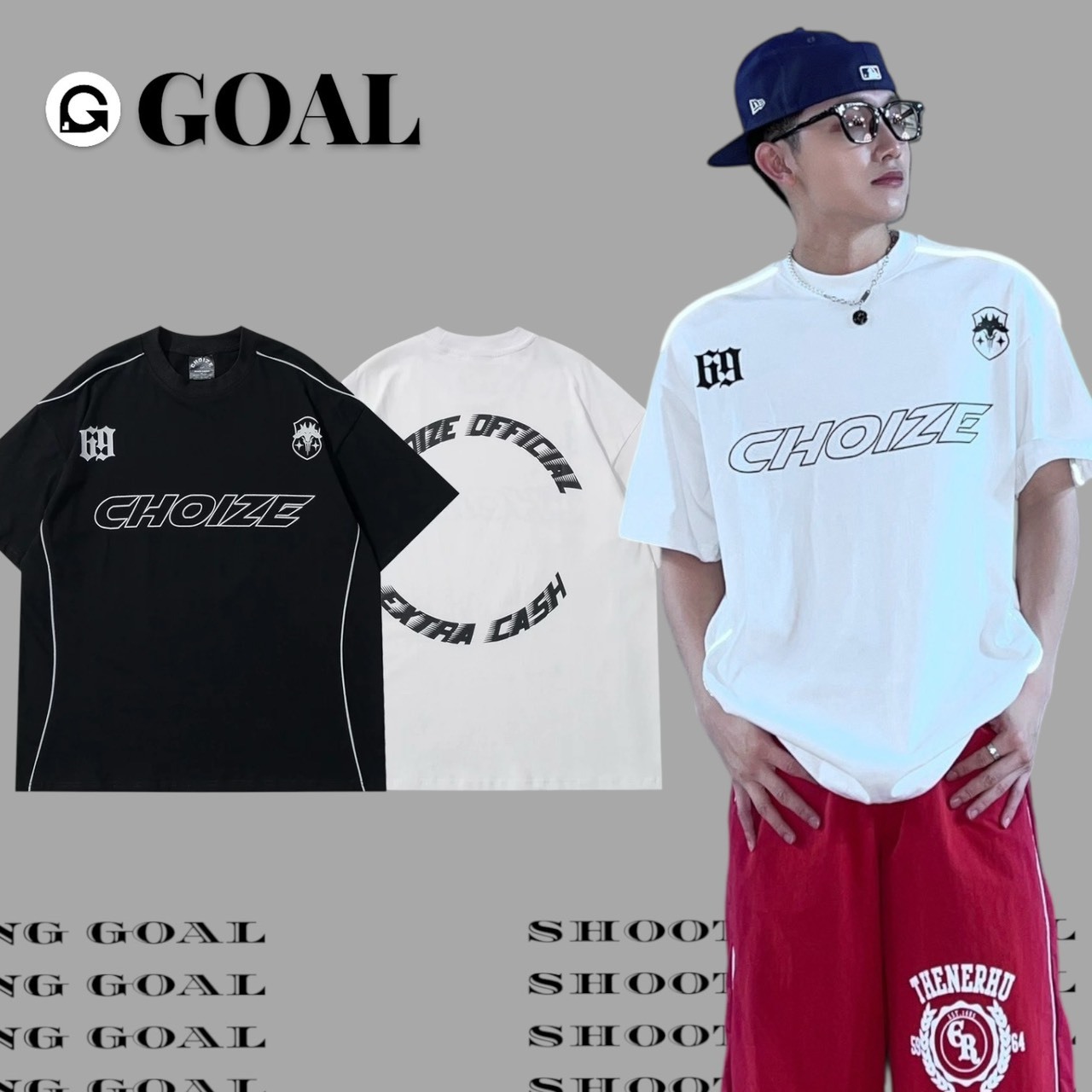 (GOAL) CHOIZE 立體LOGO 球衣 短袖 L5882