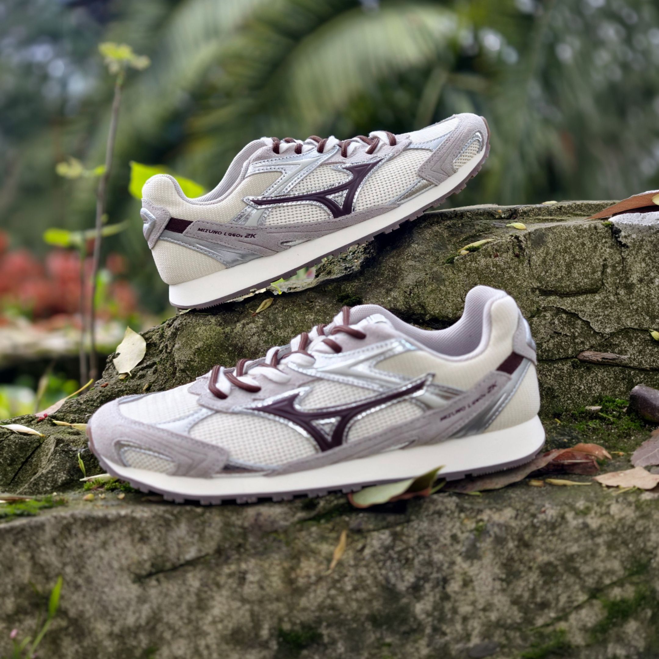 NICEDAY 代購 Mizuno LG 60S 2K 米棕 灰銀 撞色 復古 德訓鞋 百搭 D1GH242115