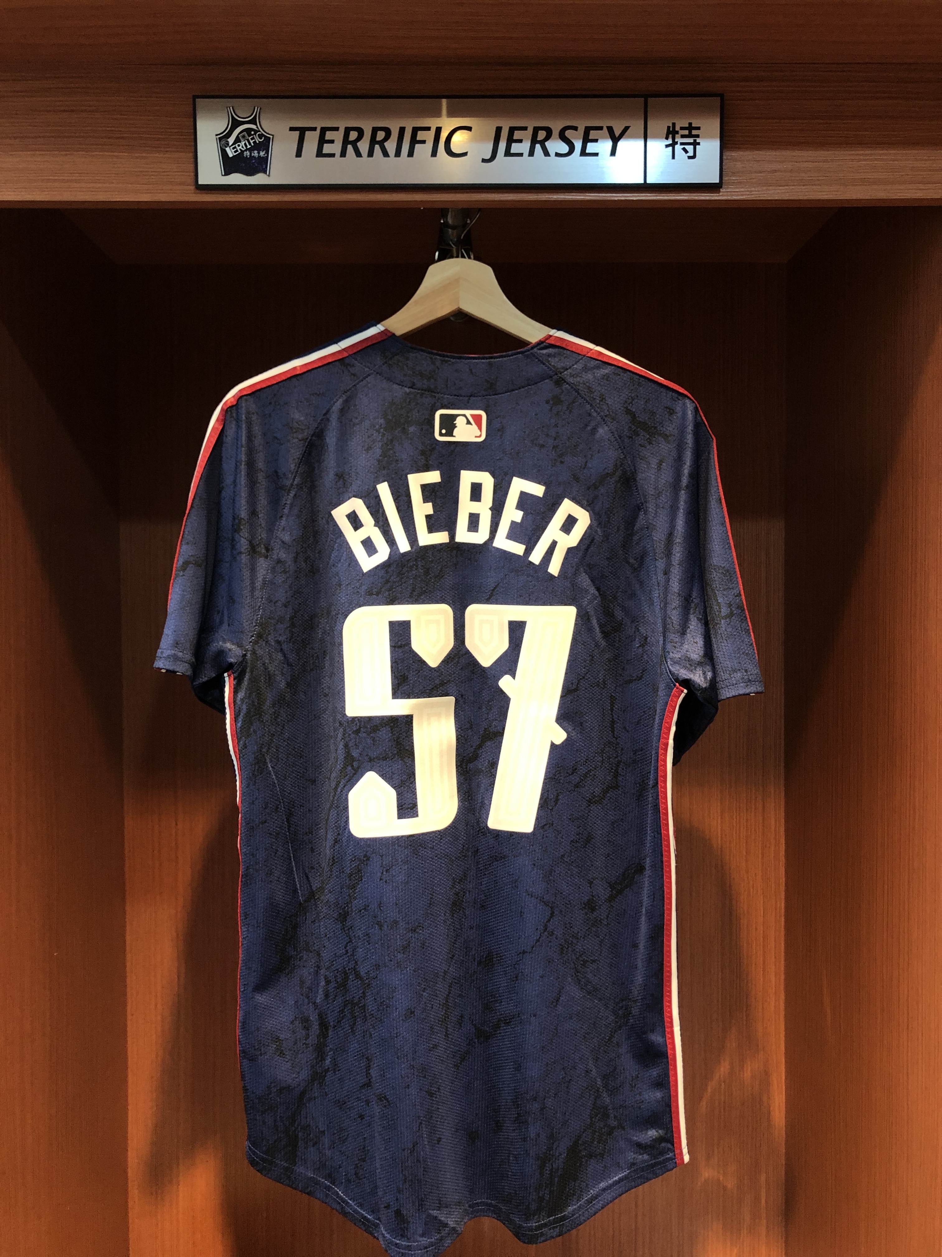 MLB球衣 Shane Bieber 克里夫蘭守護者城市 City Nike Limited Player Name Jersey 球迷版 熱轉印 全新