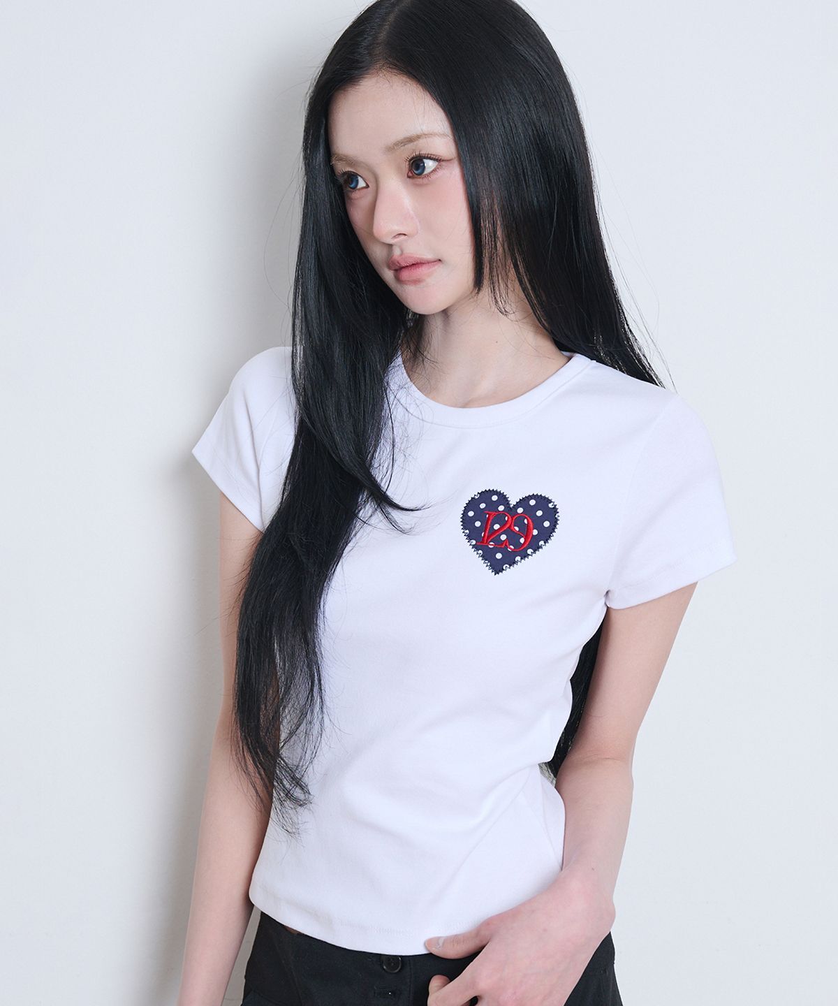 ILLIGO 129 圓點合身短袖 白色 26SMTOP20WH