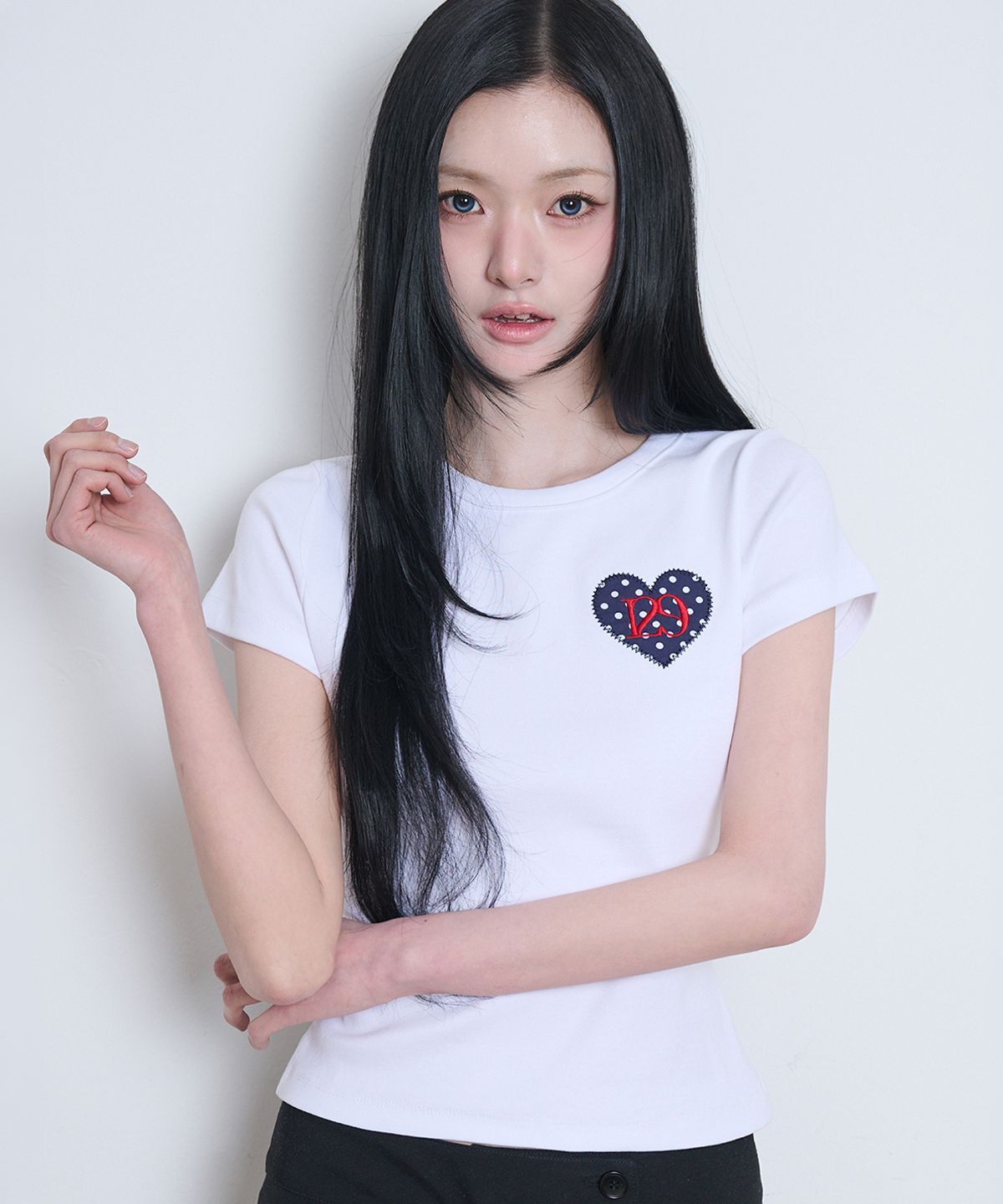 ILLIGO 129 圓點合身短袖 白色 26SMTOP20WH