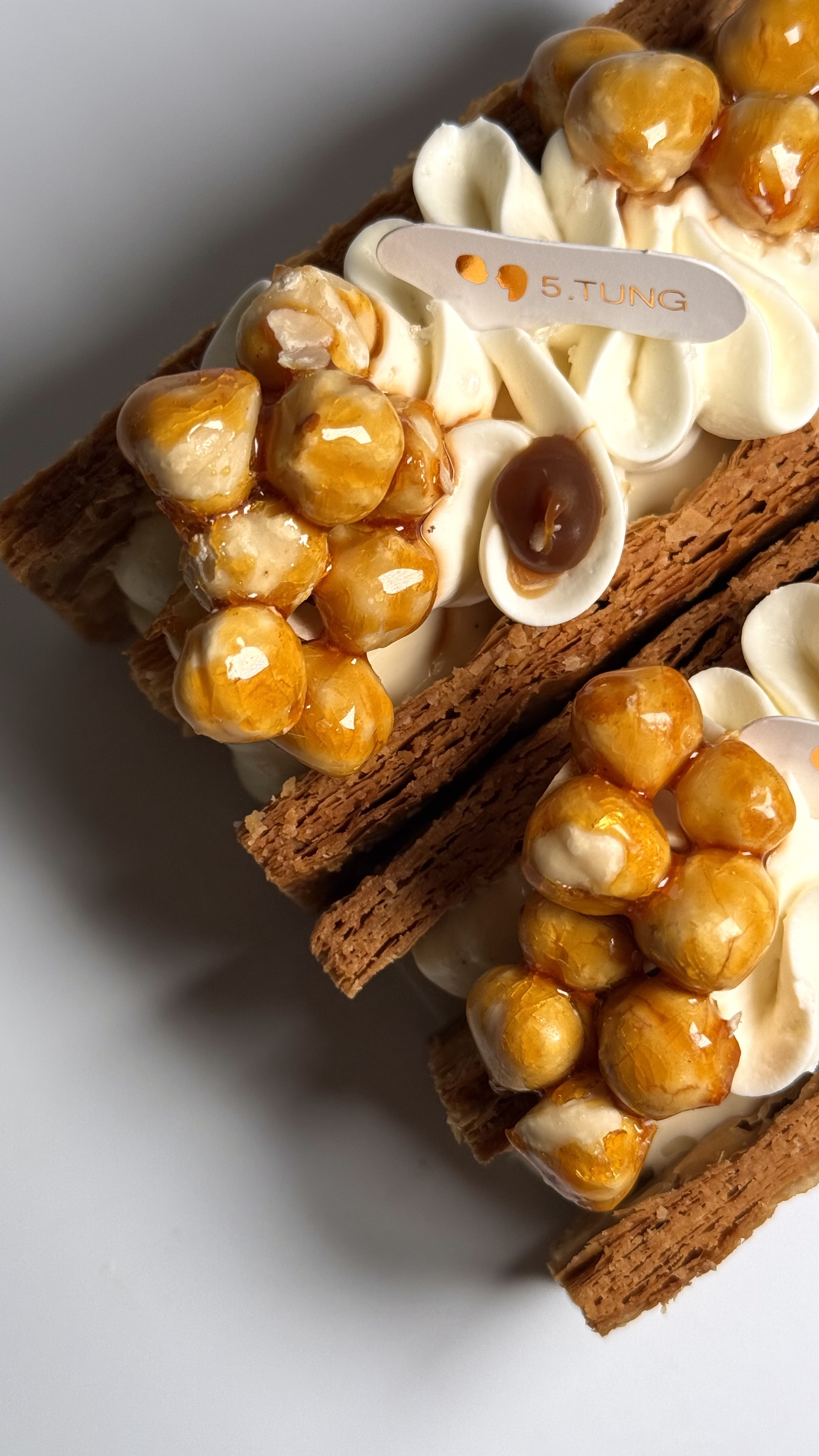 海鹽焦糖蘭姆香草千層酥