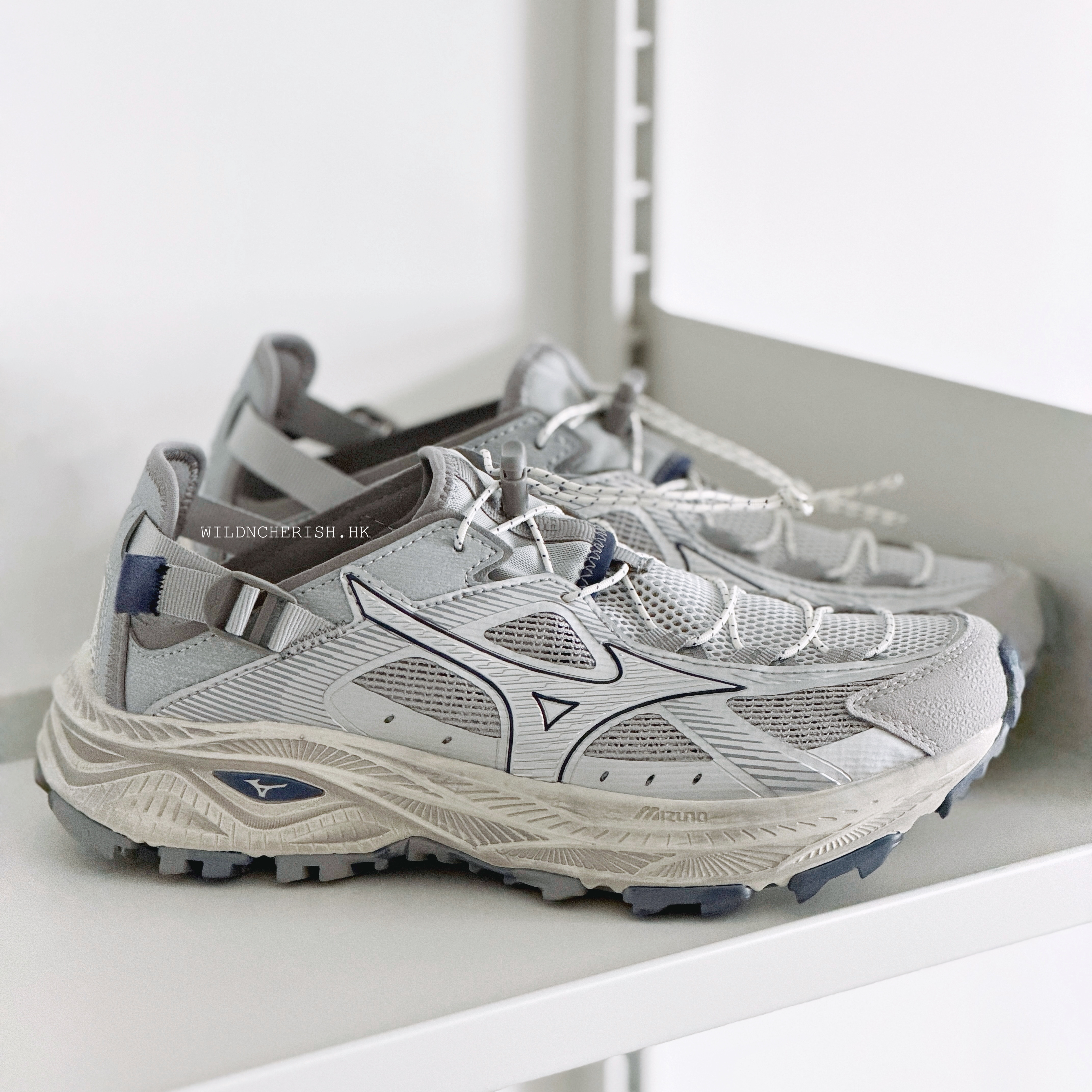 現貨 | Mizuno Racer Trail SE V2 銀灰色 越野涼鞋