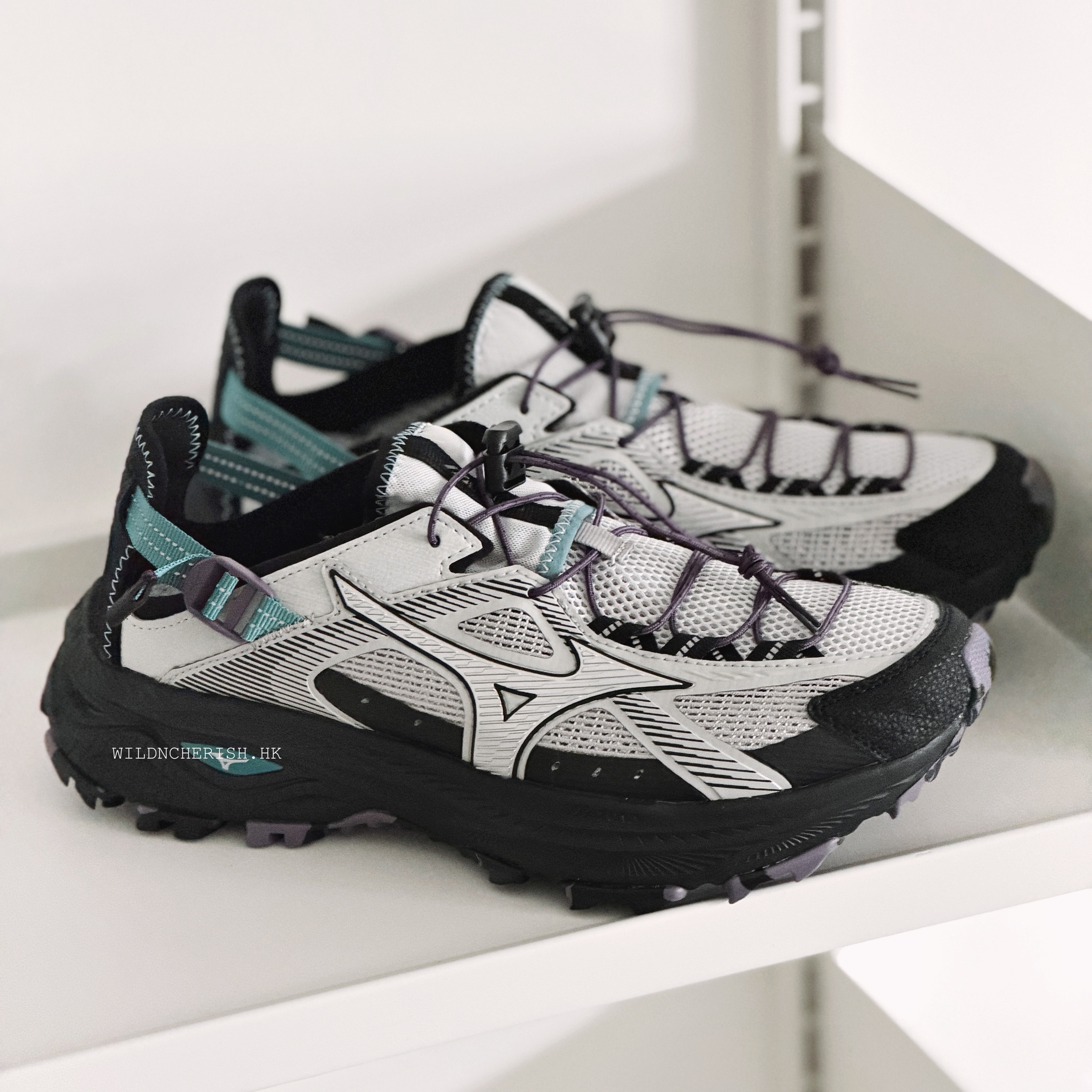 現貨 | Mizuno Racer Trail SE V2 灰黑藍色 越野涼鞋