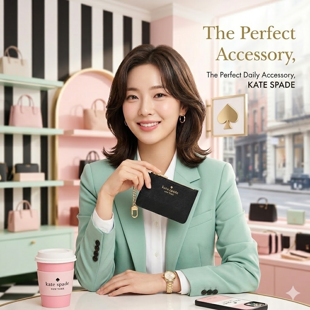 【預購】KATE SPADE KN771 Key Ring H040702 拉鏈卡套