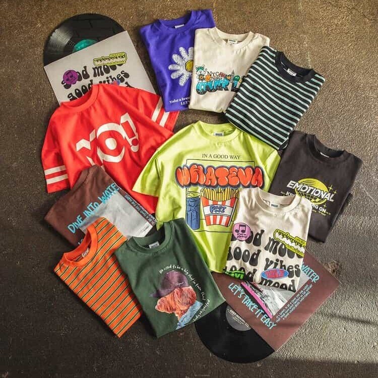 日本 90-160 B NEWJACK 印花T 10色