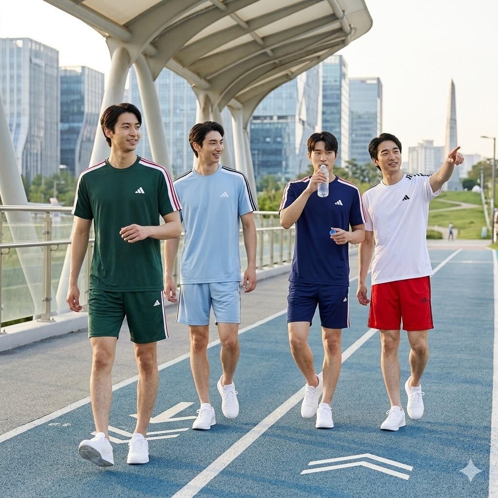 【預購】ADIDAS 3-Stripes H040751 男裝短袖T卹