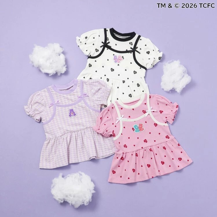 日本 90-140 吊帶背心層疊上衣 3色