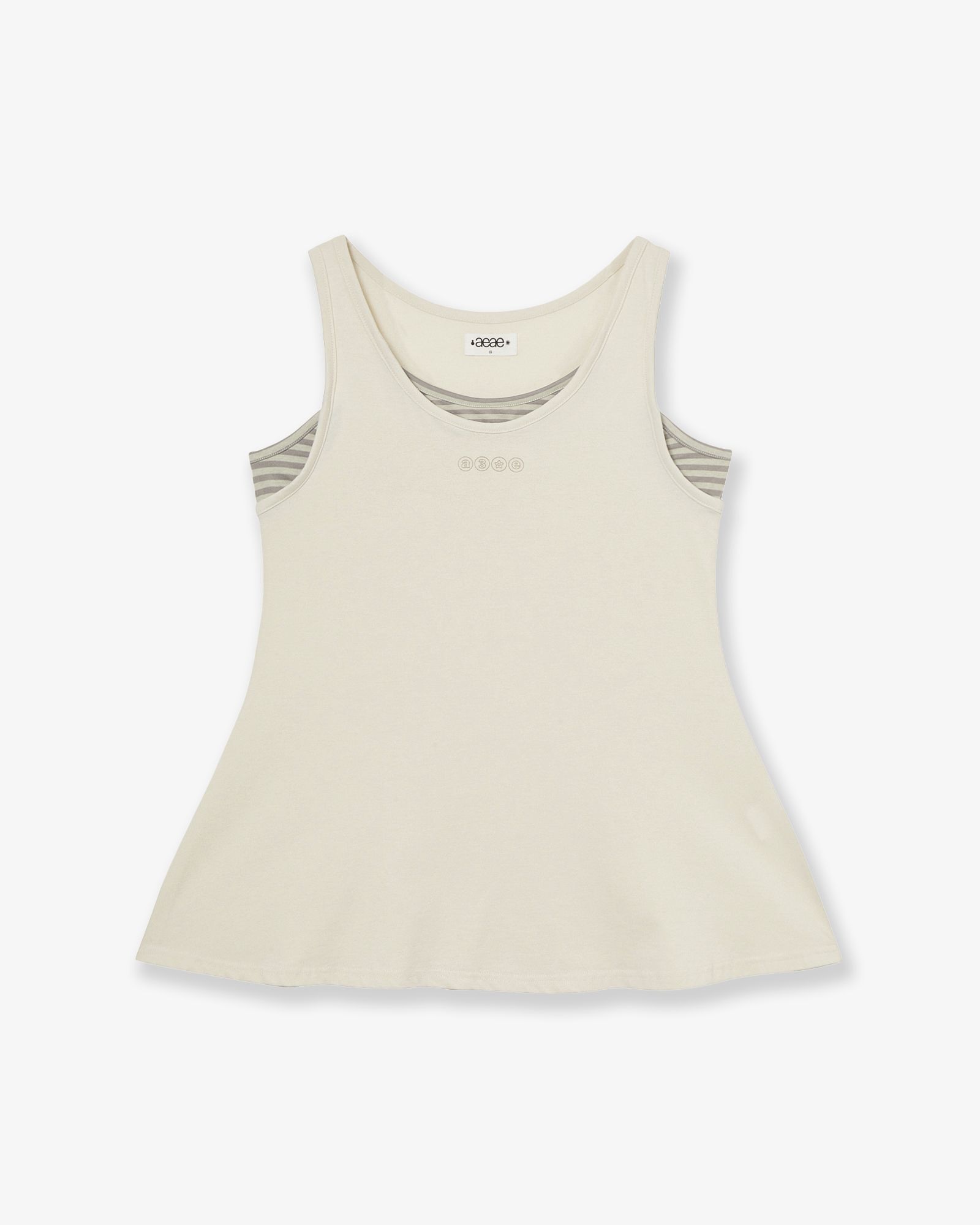 AEAE 條紋疊穿背心 AE46SWSL001IVR
