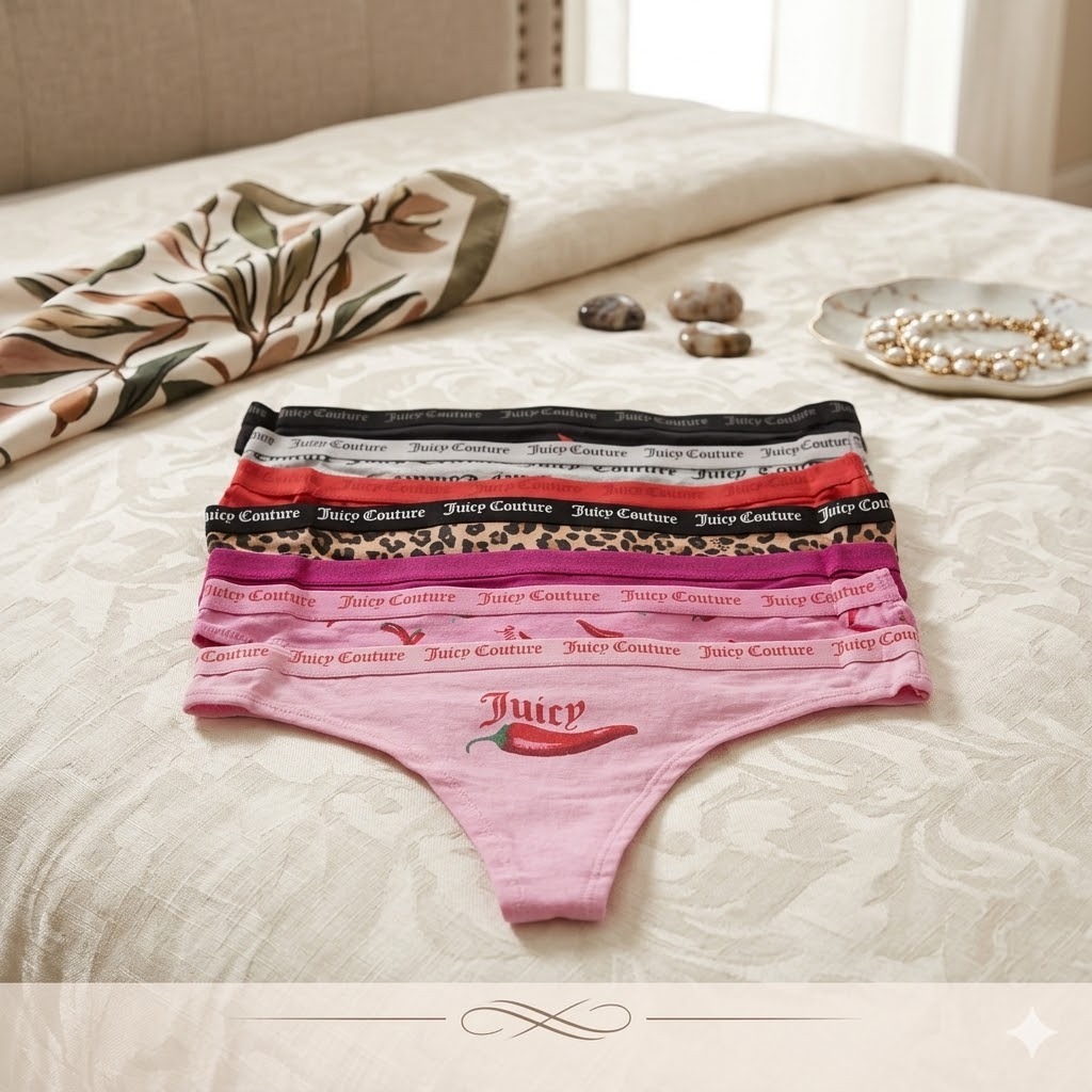 【預購】JUICY COUTURE H040753 女裝丁字褲（7條裝）