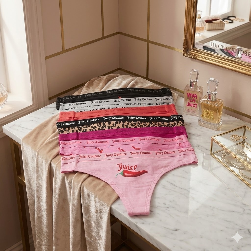 【預購】JUICY COUTURE H040753 女裝丁字褲（7條裝）