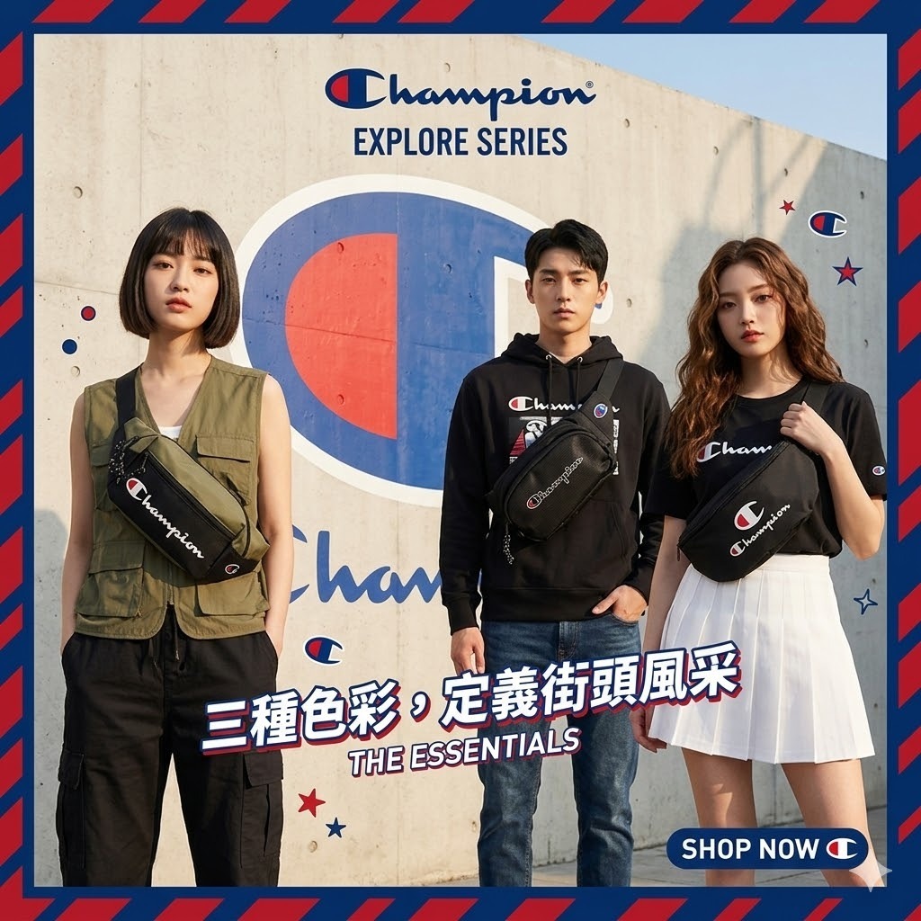 【預購】CHAMPION H040708 腰包系列