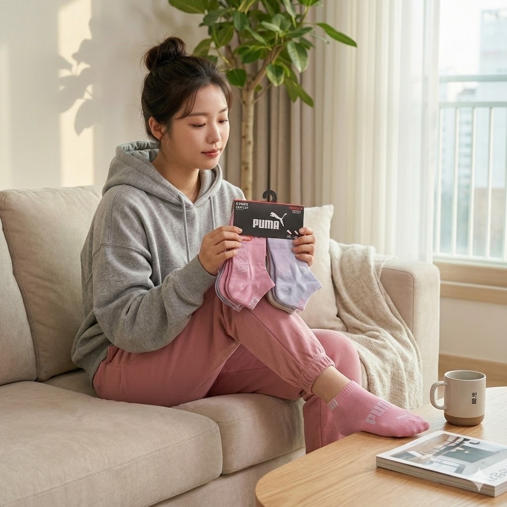 【預購】PUMA H040761 女裝低筒襪（6對裝）