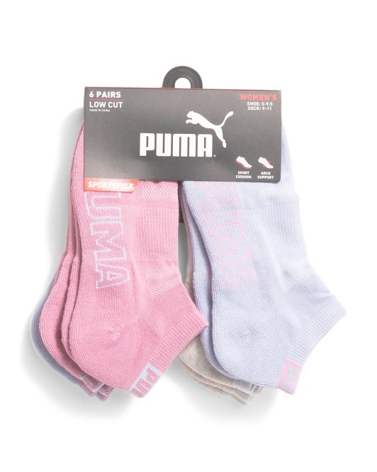 【預購】PUMA H040761 女裝低筒襪（6對裝）