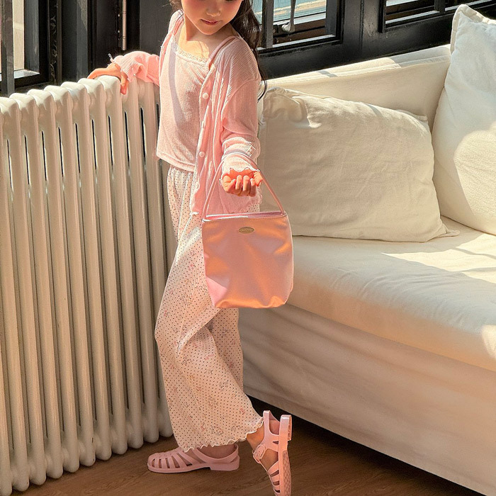 正韓夏NINIBELLO 親子裝_兩色垂墜感捲邊褲