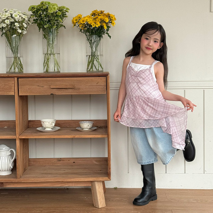 正韓夏NINIBELLO 兩色不對稱疊穿背心