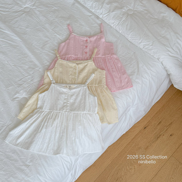 正韓夏NINIBELLO 三色夏季棉花糖清新背心
