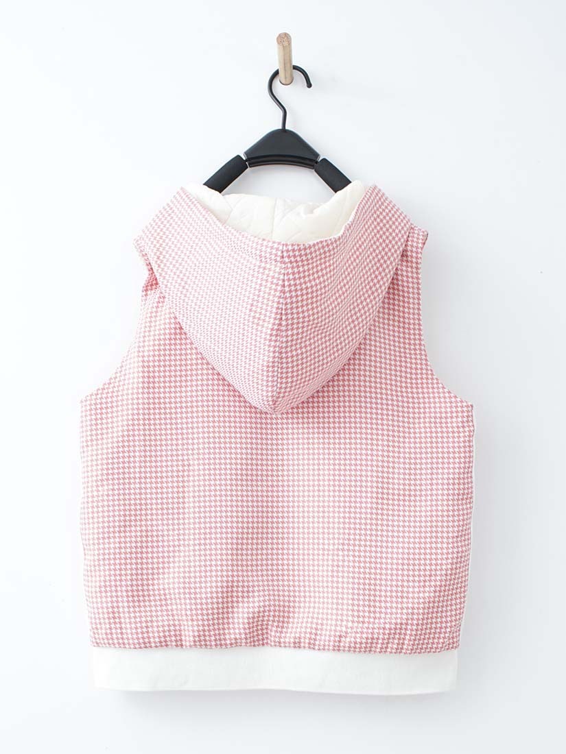 千鳥格顯瘦雙面穿運動風背心
