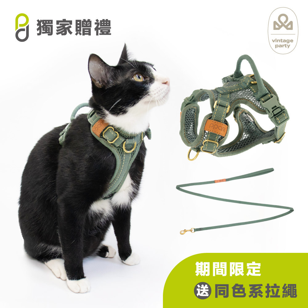 貓｜CoolFit 2 會呼吸的胸背帶 (送拉繩)