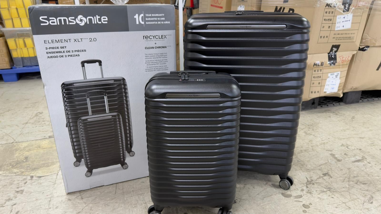 XW001 Samsonite (新秀麗) Element XLT 2.0 硬殼行李箱兩件套裝