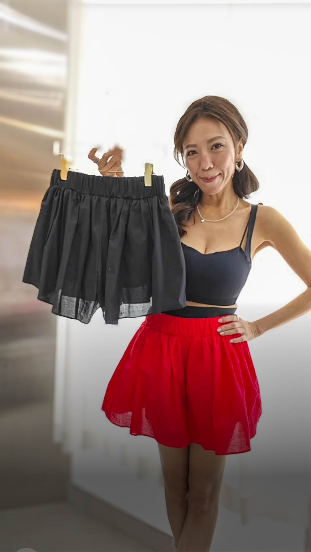 🎈K8784  ▶️素色短褲 👉W:66-100cm H:100cm L:34cm