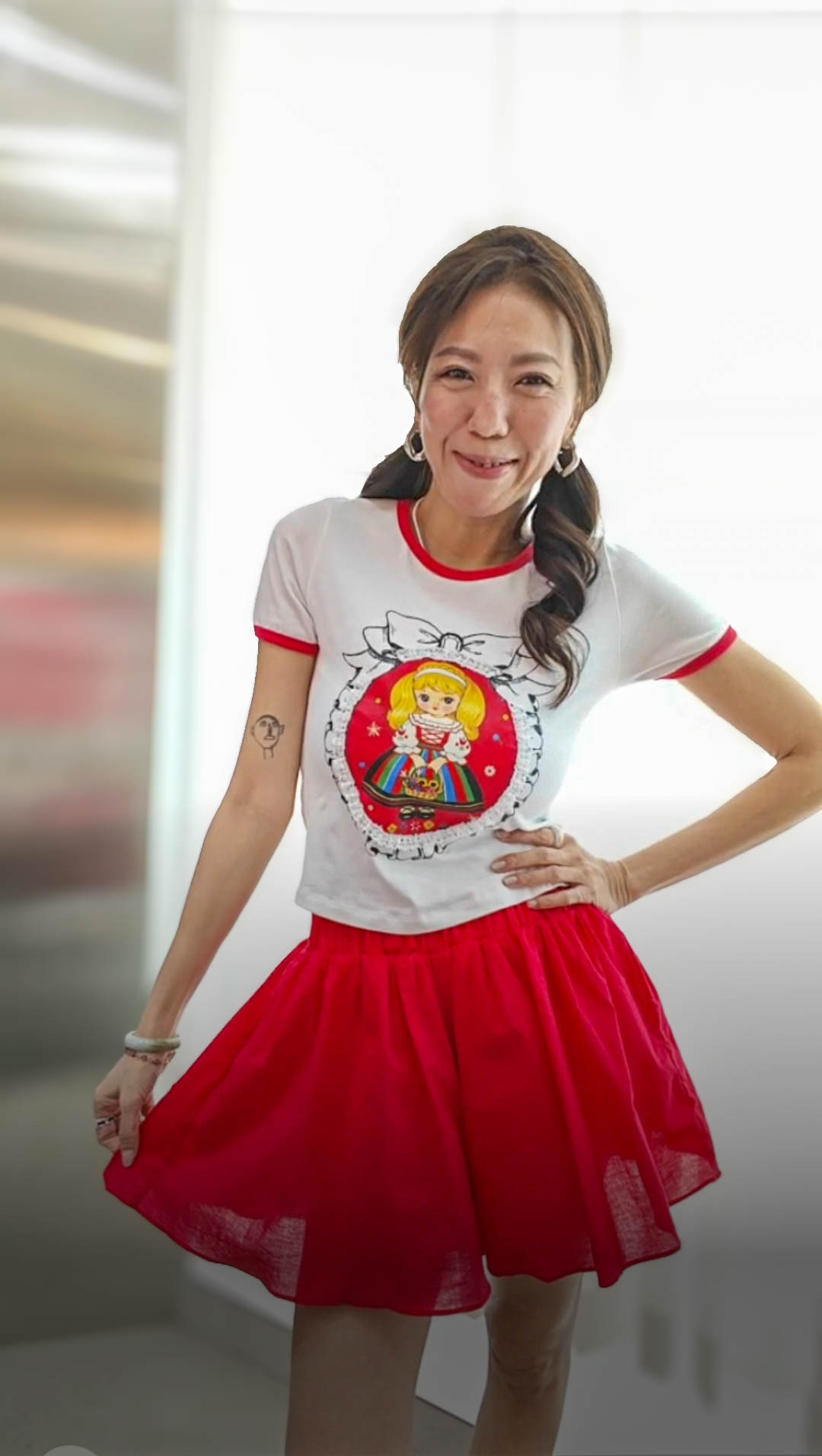 🎈K8776  ▶️小女生T 👉B:88cm L:49cm