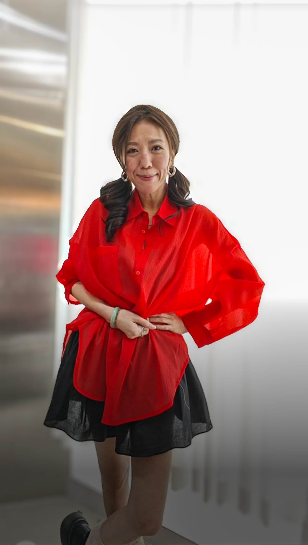 🎈K8785  ▶️素色襯衫 👉B:170cm L:80cm