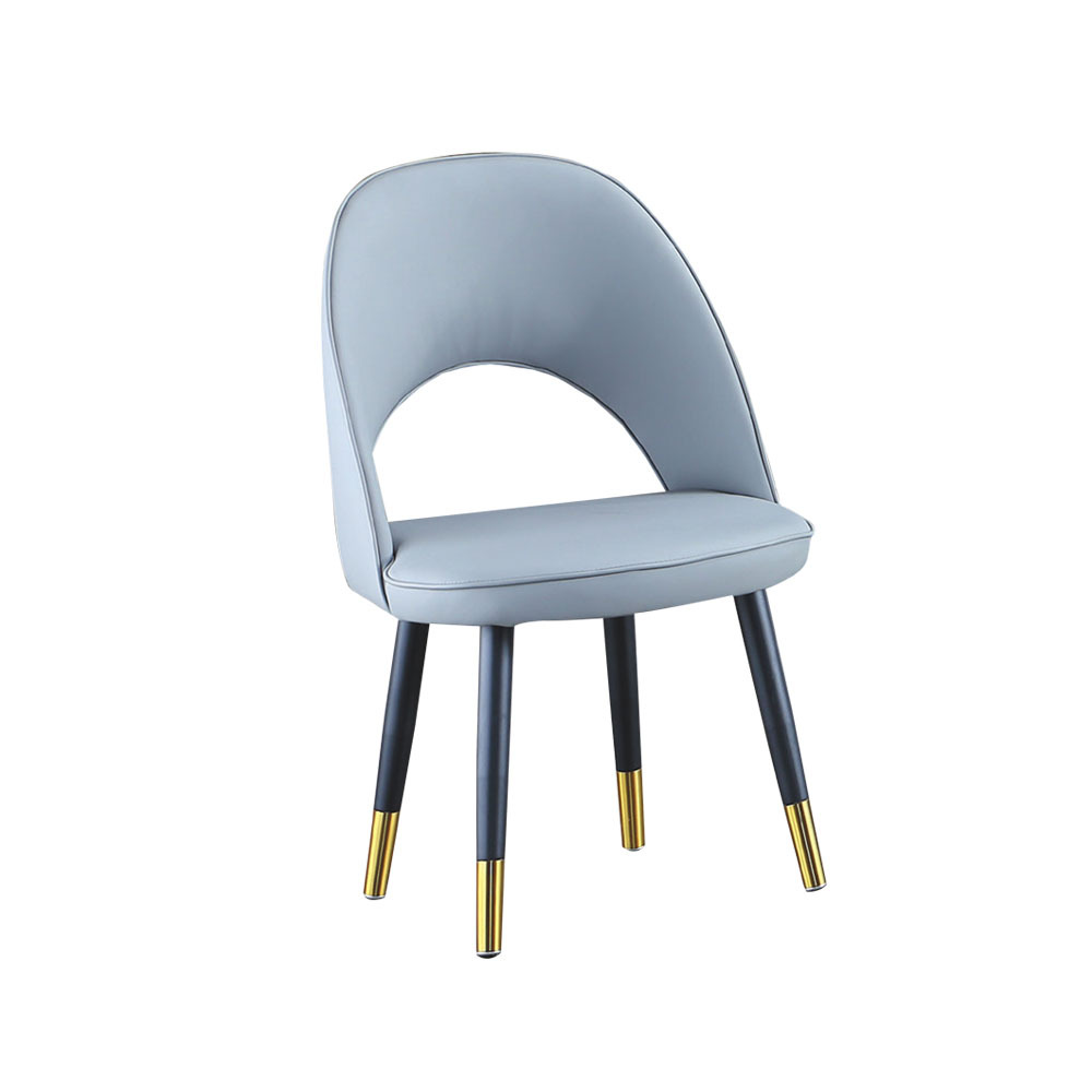 柏蒂家居-塔克爾皮革餐椅/休閒洽談椅