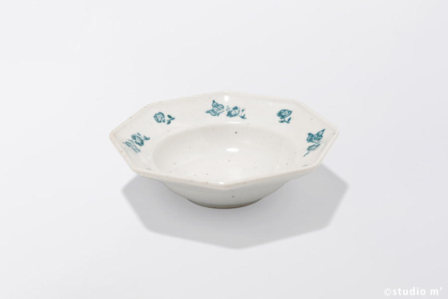 STUDIO M' - Bua an八角玉緣碗 / 14cm / 綠