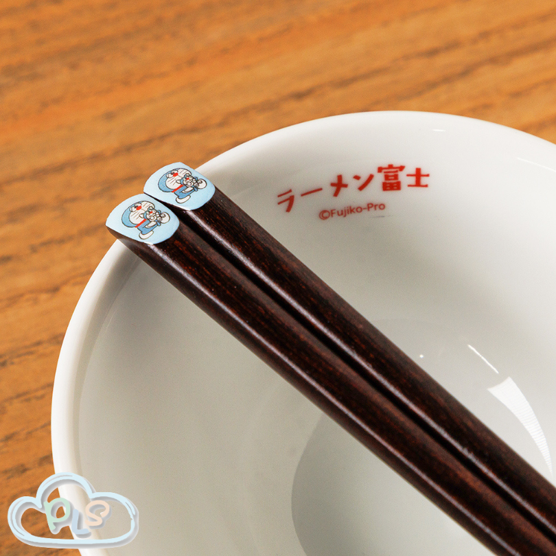 In Stock Wooden Chopsticks, Come Come Cat Series Doraemon Future Department Store Limited Edition Blue #40182-1
