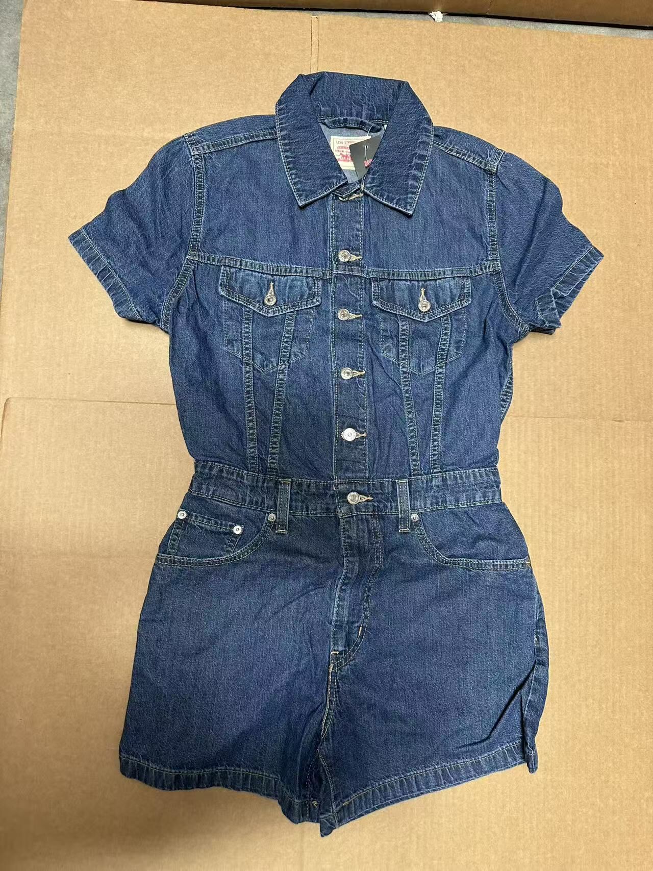 【預購】H040857 Levi's 女裝牛仔連身工裝褲