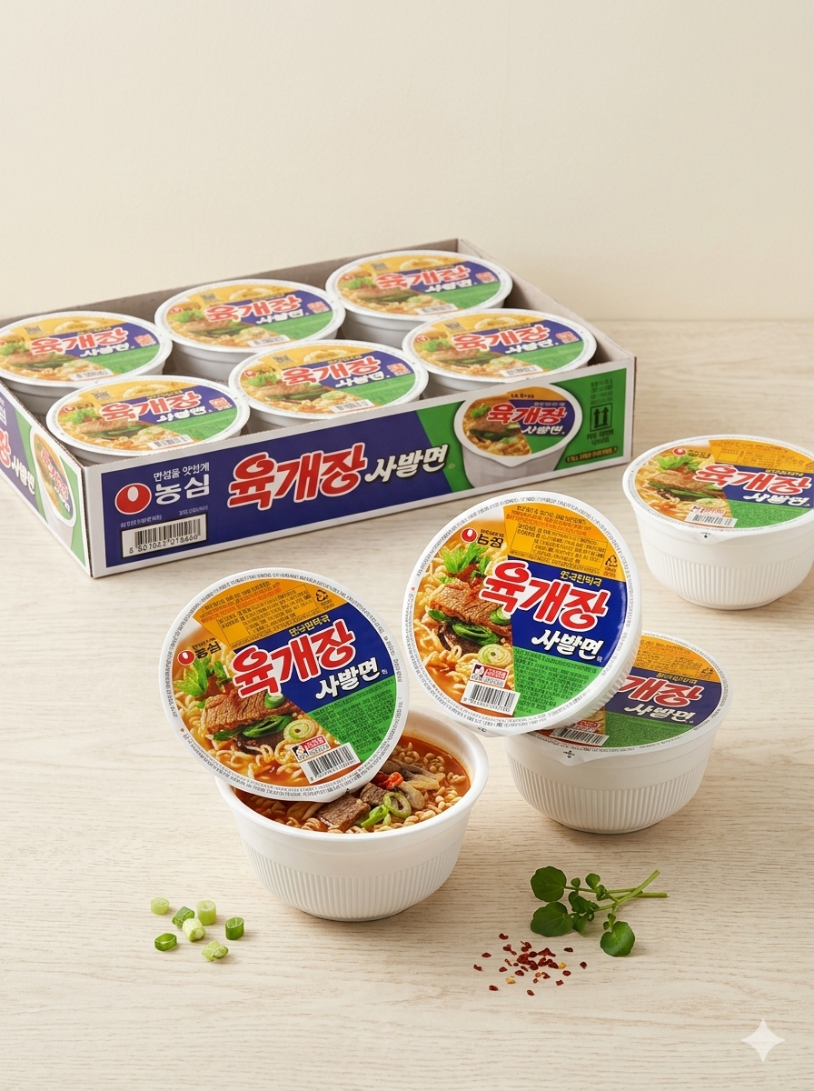 【 4/14收單 】農心經典辣牛肉湯杯麵 (6入組)