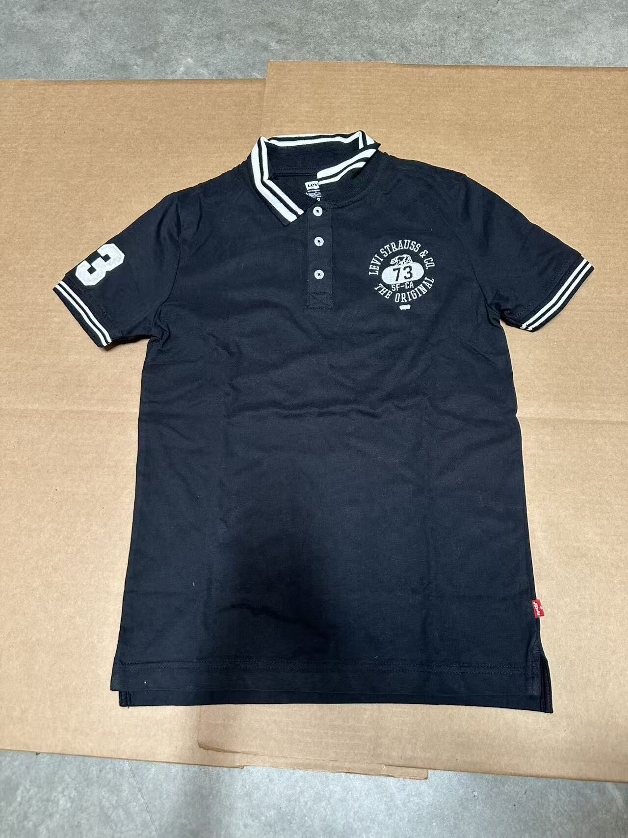 【預購】H040862 Levi's 男裝復古圖騰運動風 Polo 衫