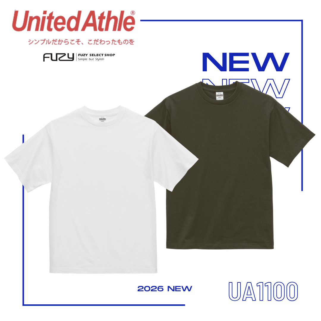 日本 United Athle 6.5oz 高密度 精梳棉 短袖 素T T恤 男女適穿 - UA1100