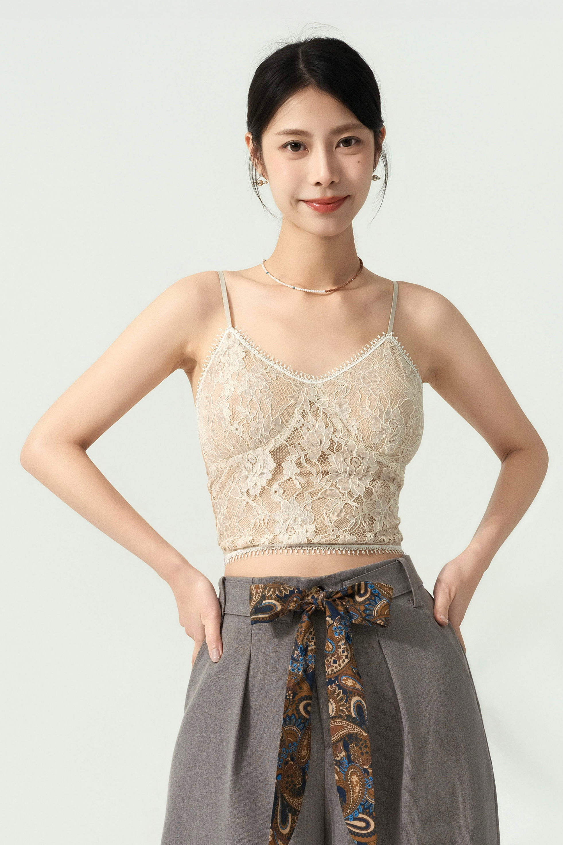 狗牙花邊蕾絲bra top (預購產品）