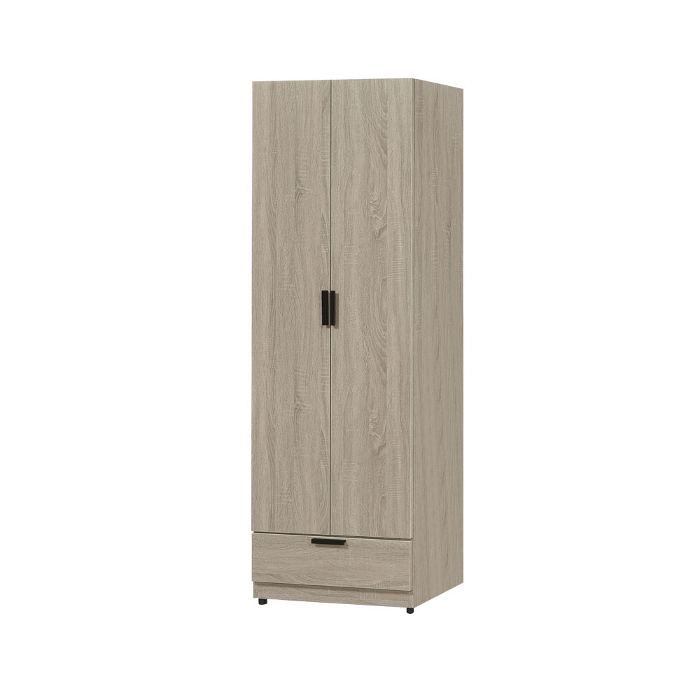 柏蒂家居-蓋伊2尺二門一抽收納高鞋櫃