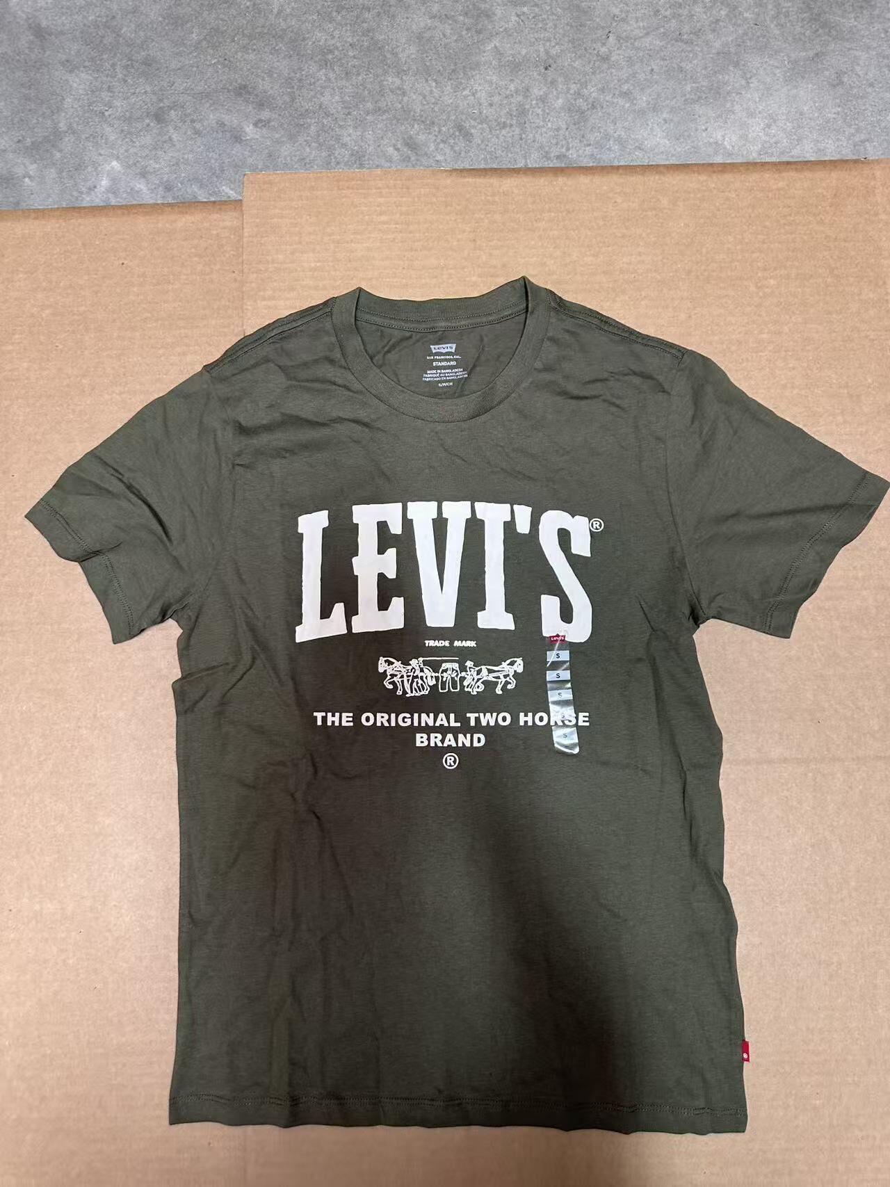 【預購】H040866 Levi's 男裝雙馬標誌大 Logo 短袖 T-shirt
