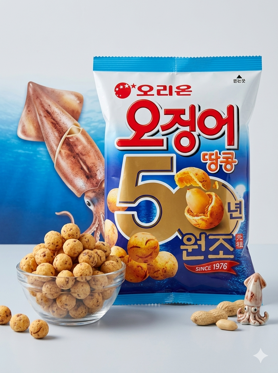 【 4/14收單 】Orion 好麗友 元祖魷魚花生球 80g