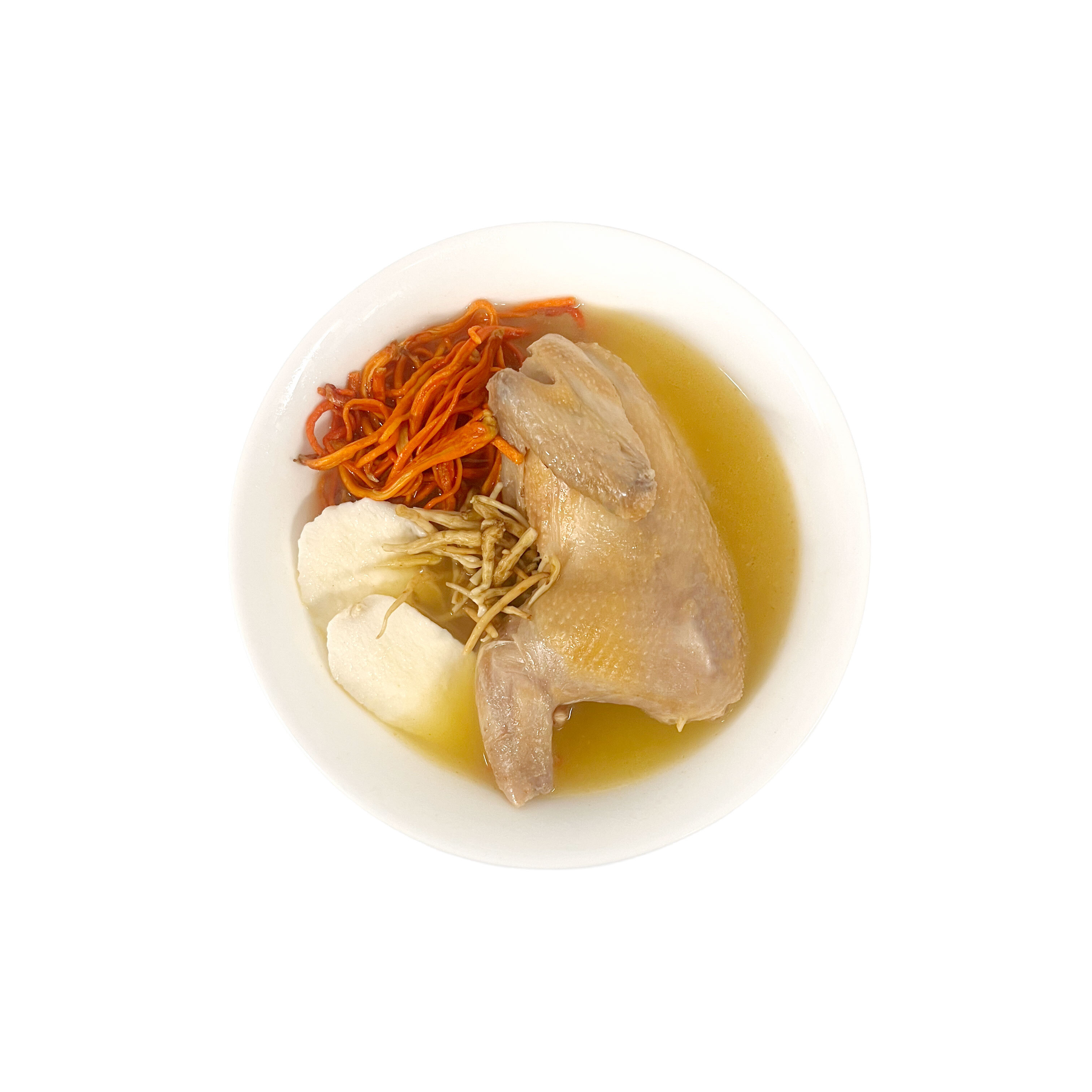 清漉太子參蟲草花淮山鷓鴣湯