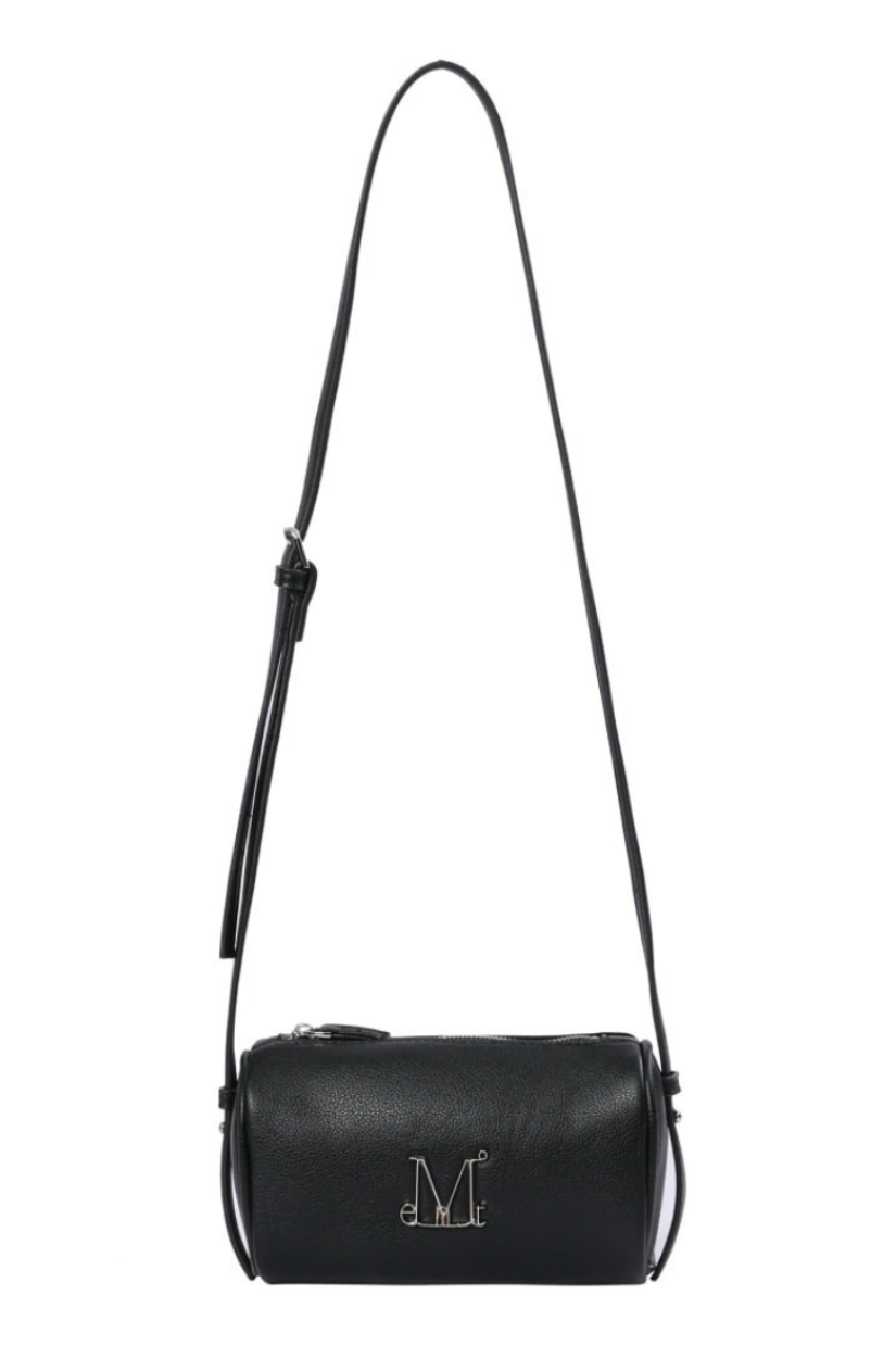 【 4/19收單 】MUCENT ARA 金屬 LOGO 迷你圓筒單肩包 韓國