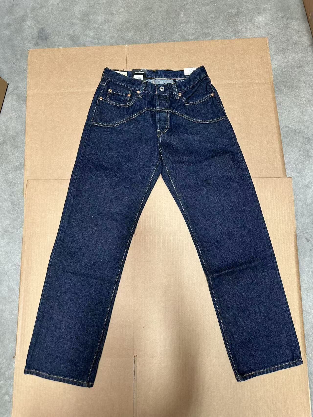 【預購】H040871 Levi's 女裝西部風格拼接直筒牛仔褲
