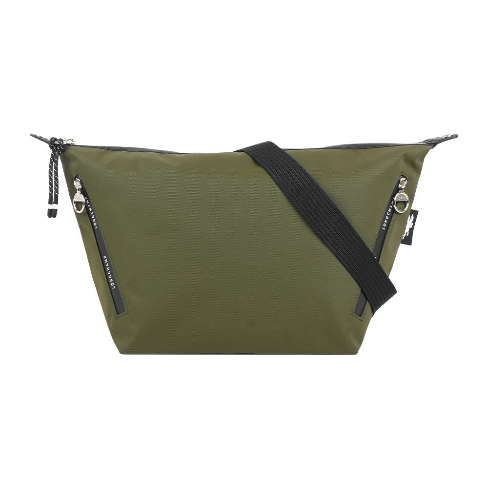 【Longchamp】Le Pliage Energy M 彎月斜背包(卡其色)